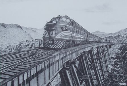 Maine Central F-3A and F-3B model diesels number 671